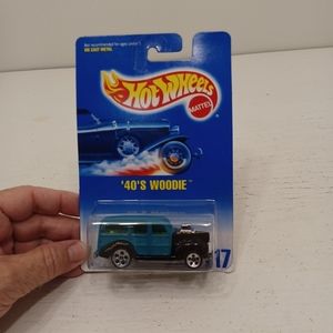 Vintage New old stock Hot Wheel 40s woody #217 year 1991